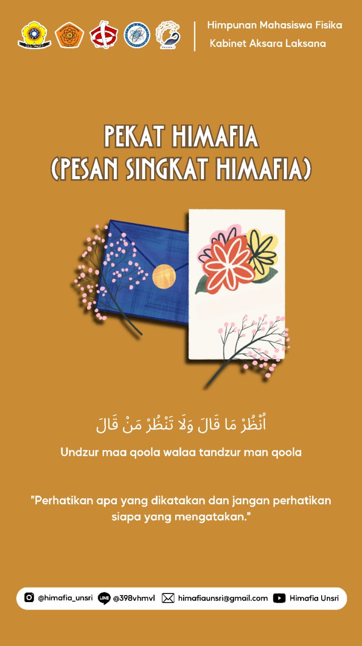 PESAN SINGKAT (PEKAT HIMAFIA)